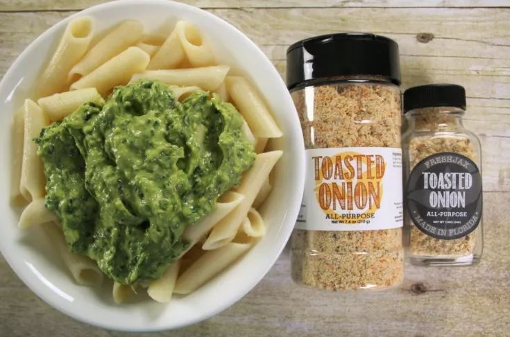 Hillary's Delicious Avocado Pesto on Pasta