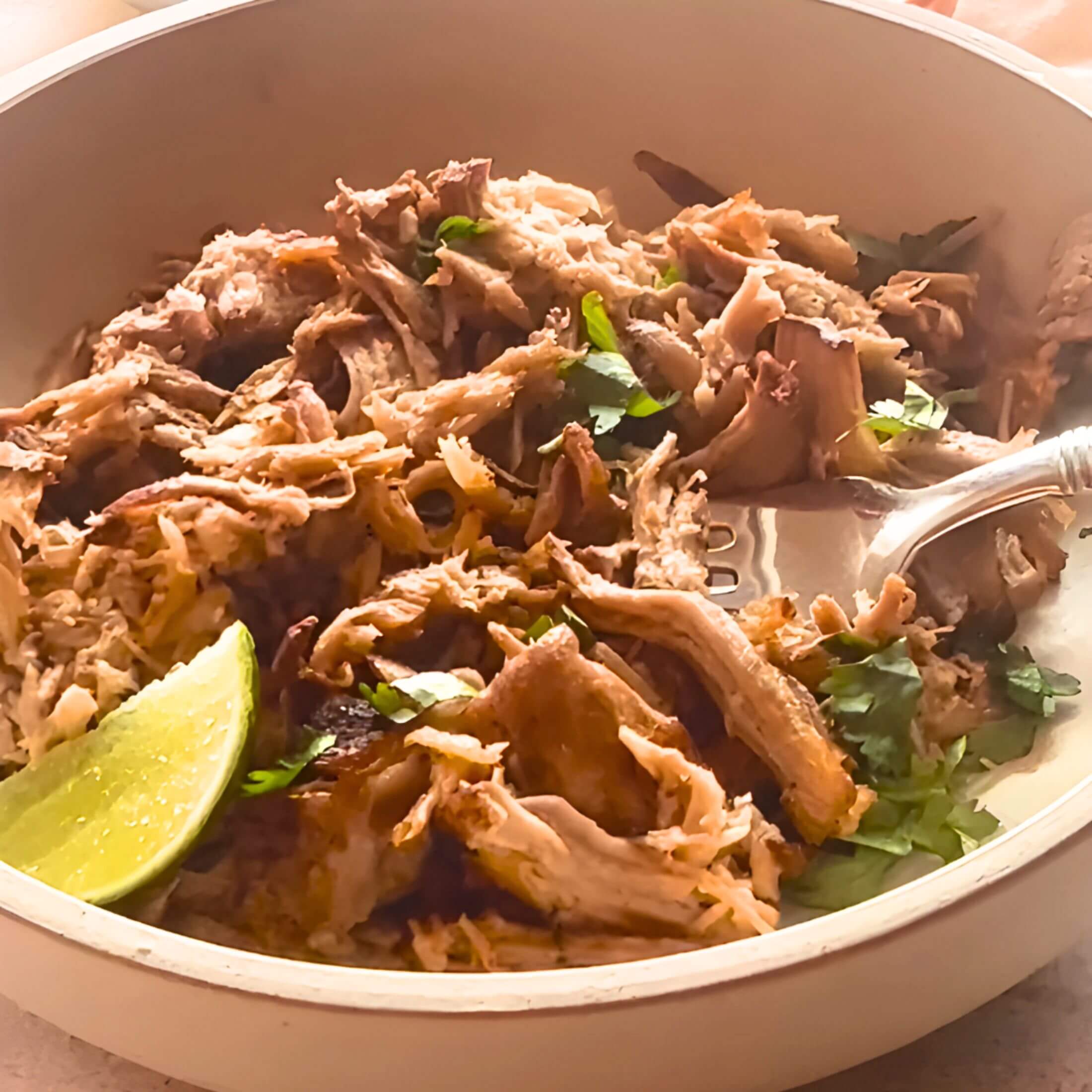 Pork carnitas with Hog Heaven Seasoning