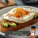 Shichimi Avocado Toast (Vegan or Traditional)