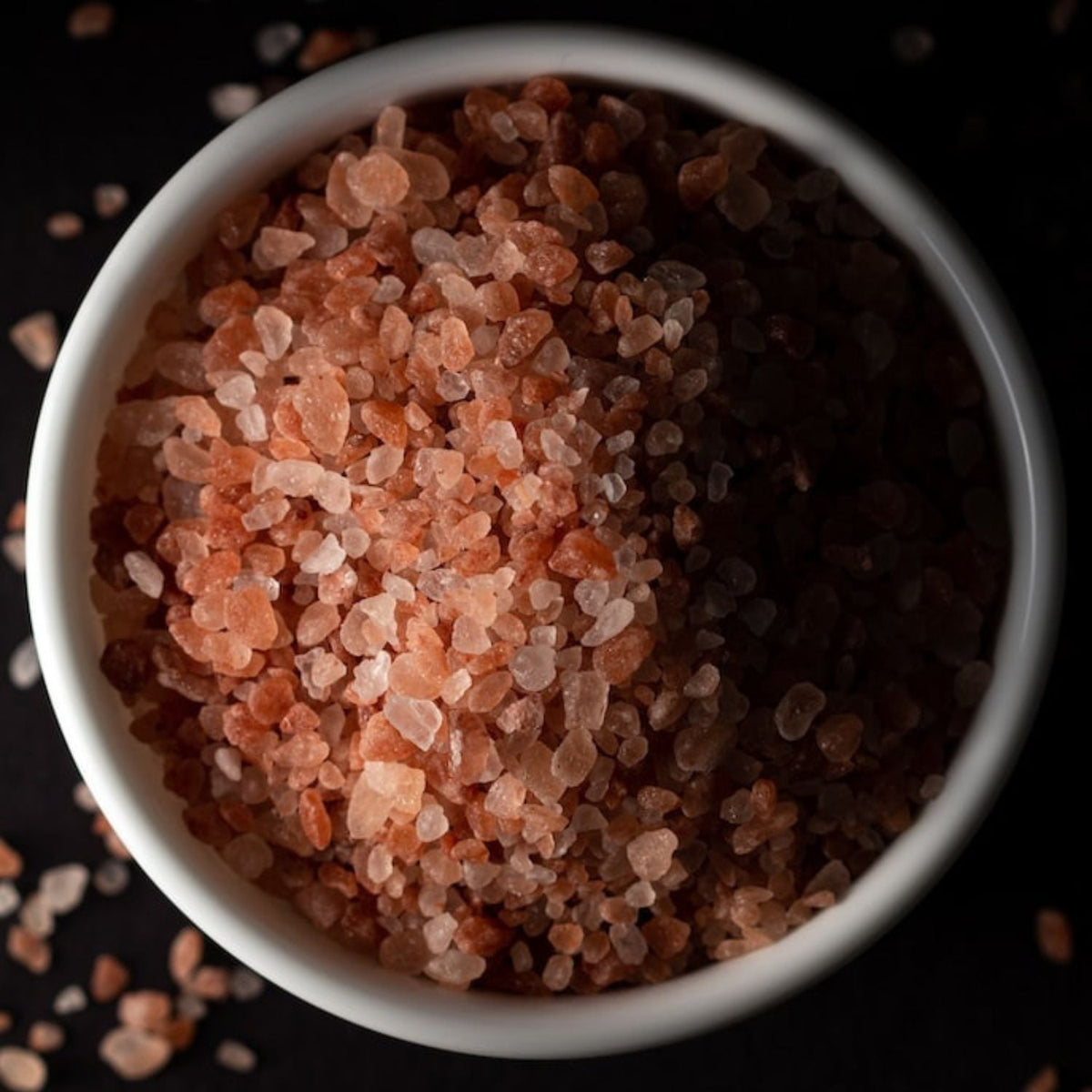 A Bowl of Himalayan Pink Sea Salt