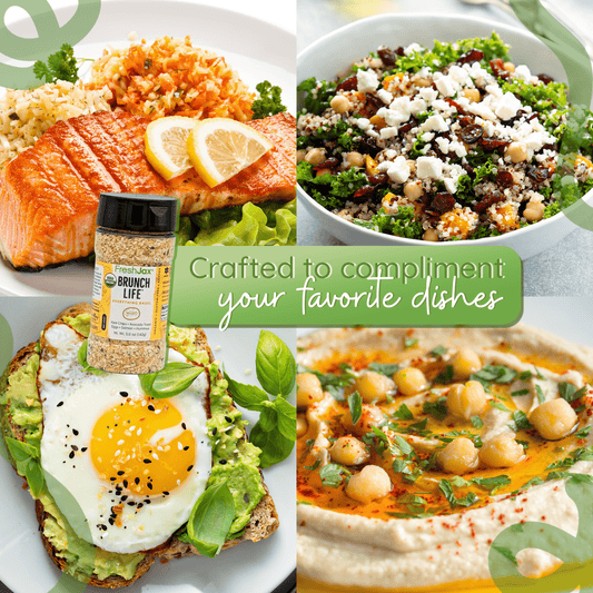 Brunch Life Everything Bagel Seasoning recipe – perfect for bagels, avocado toast, and eggs
How to use Everything Bagel Seasoning – flavorful recipe for brunch favorites
Recipe with Brunch Life Everything Bagel Seasoning – savory topping for breads and snacks
Everything Bagel seasoning recipe – ideal for enhancing salads, dips, and breakfast dishes