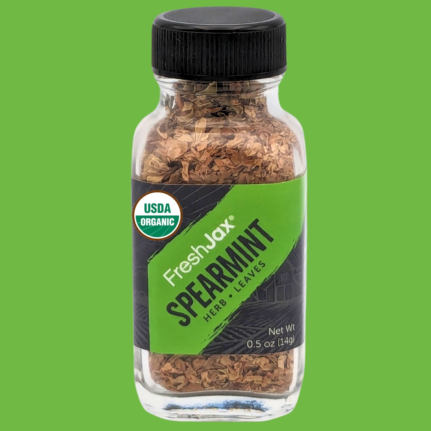 FreshJax Organic Spearmint Leaves - Sampler Size