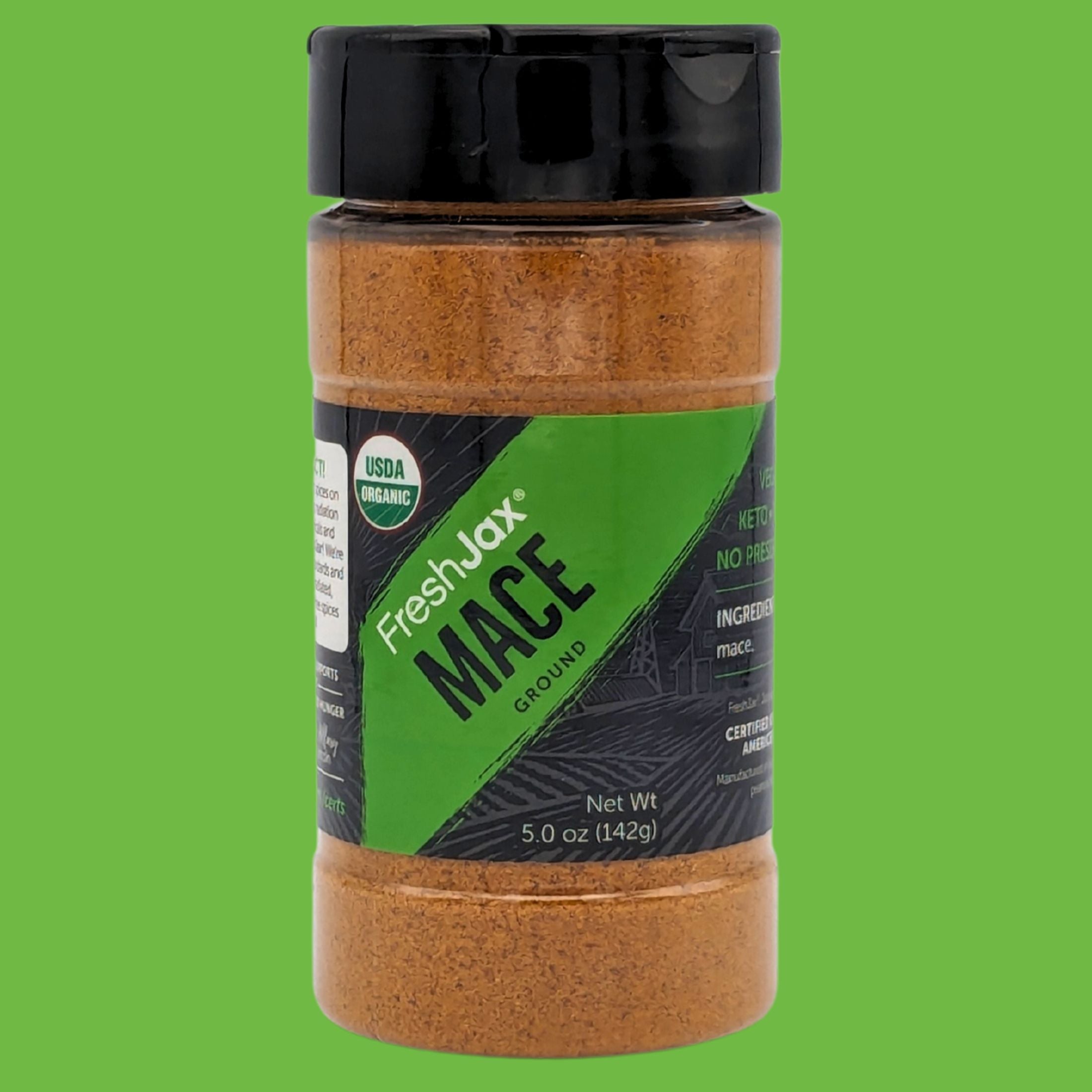 FreshJax Organic Spices Ground Mace Powder