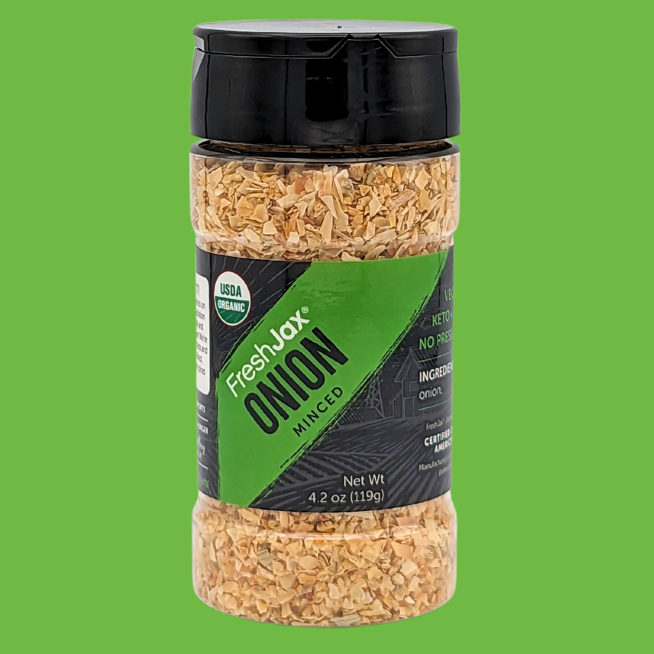 FreshJax Organic Spices Minced Onion