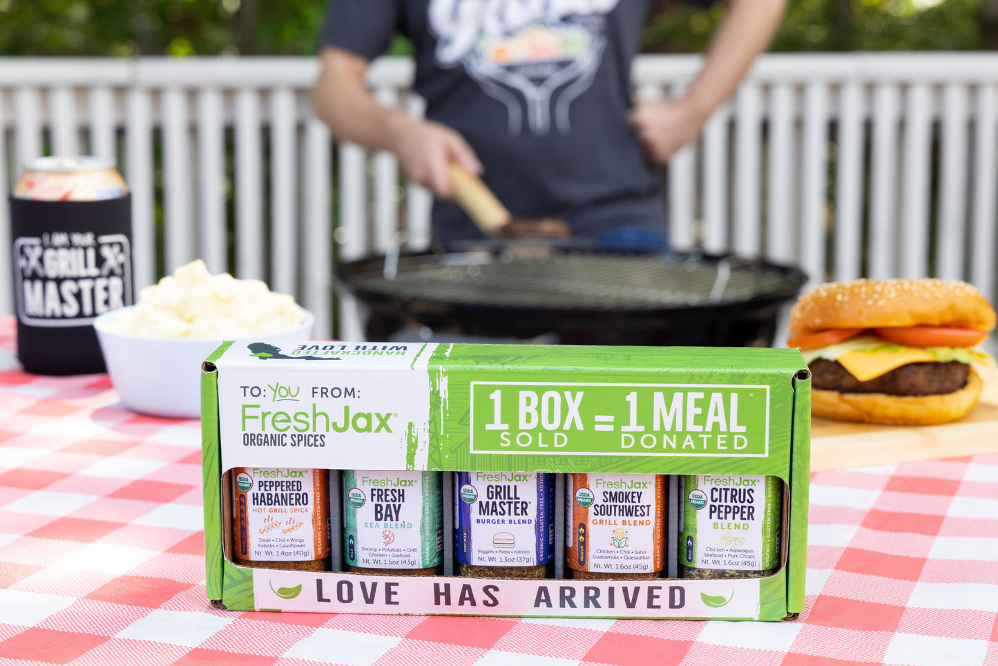 Organic Grill Seasonings Sampler – 5 Spice Gift Set