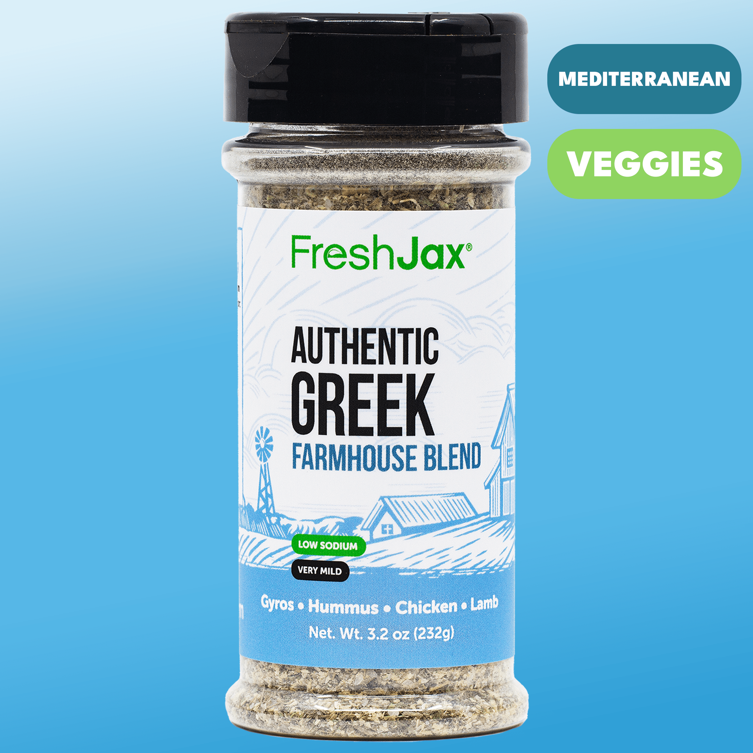 Authentic Greek Seasoning Blend – Low Sodium Mediterranean Herb