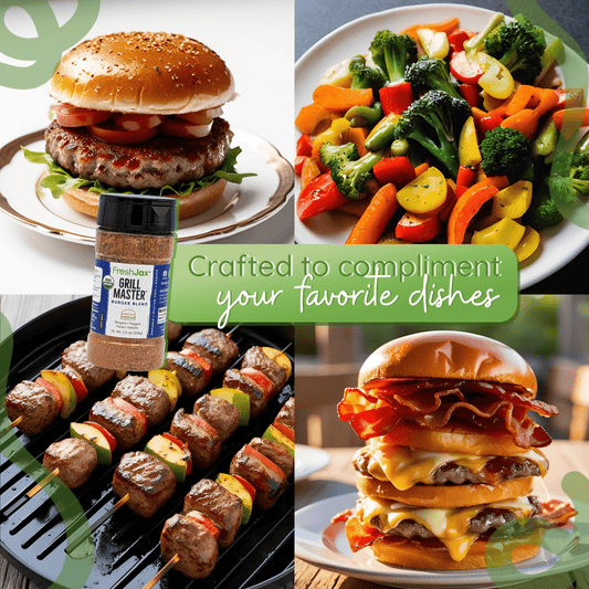 Grill Master Organic Burger Seasoning – Low Sodium Bold & Smoky