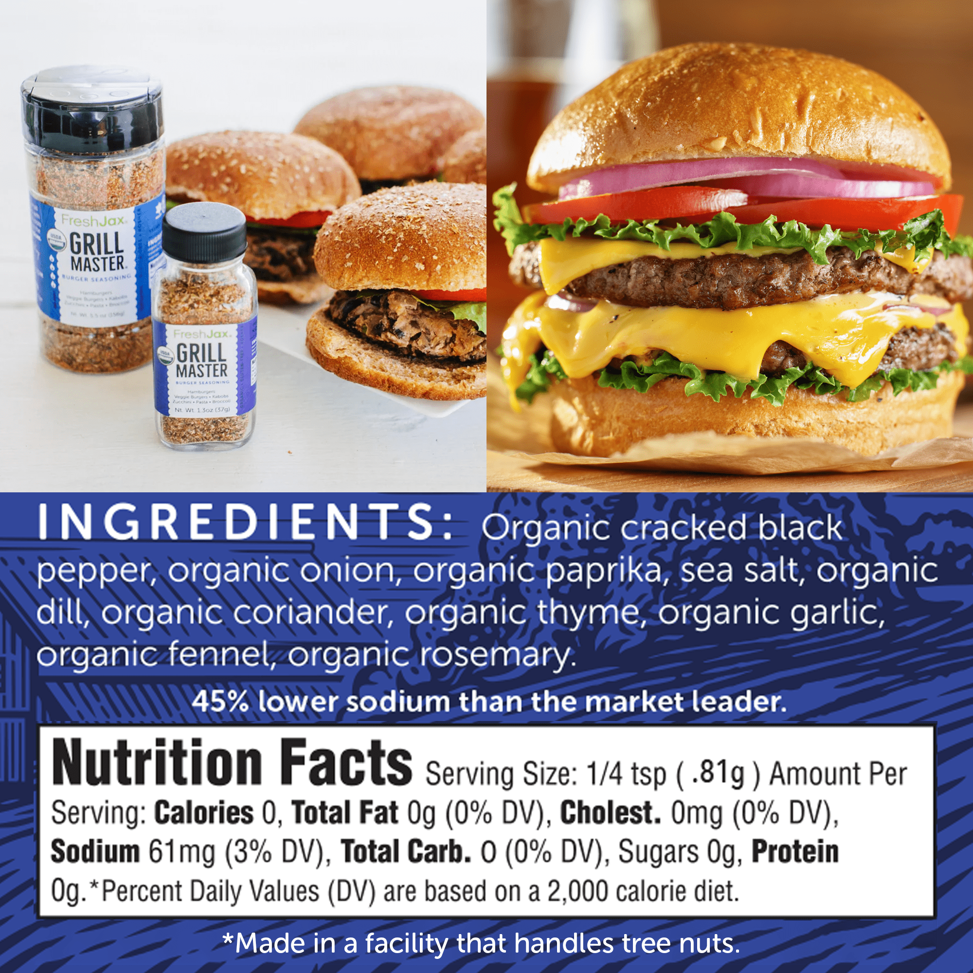 Grill Master® Burger Seasoning Organic