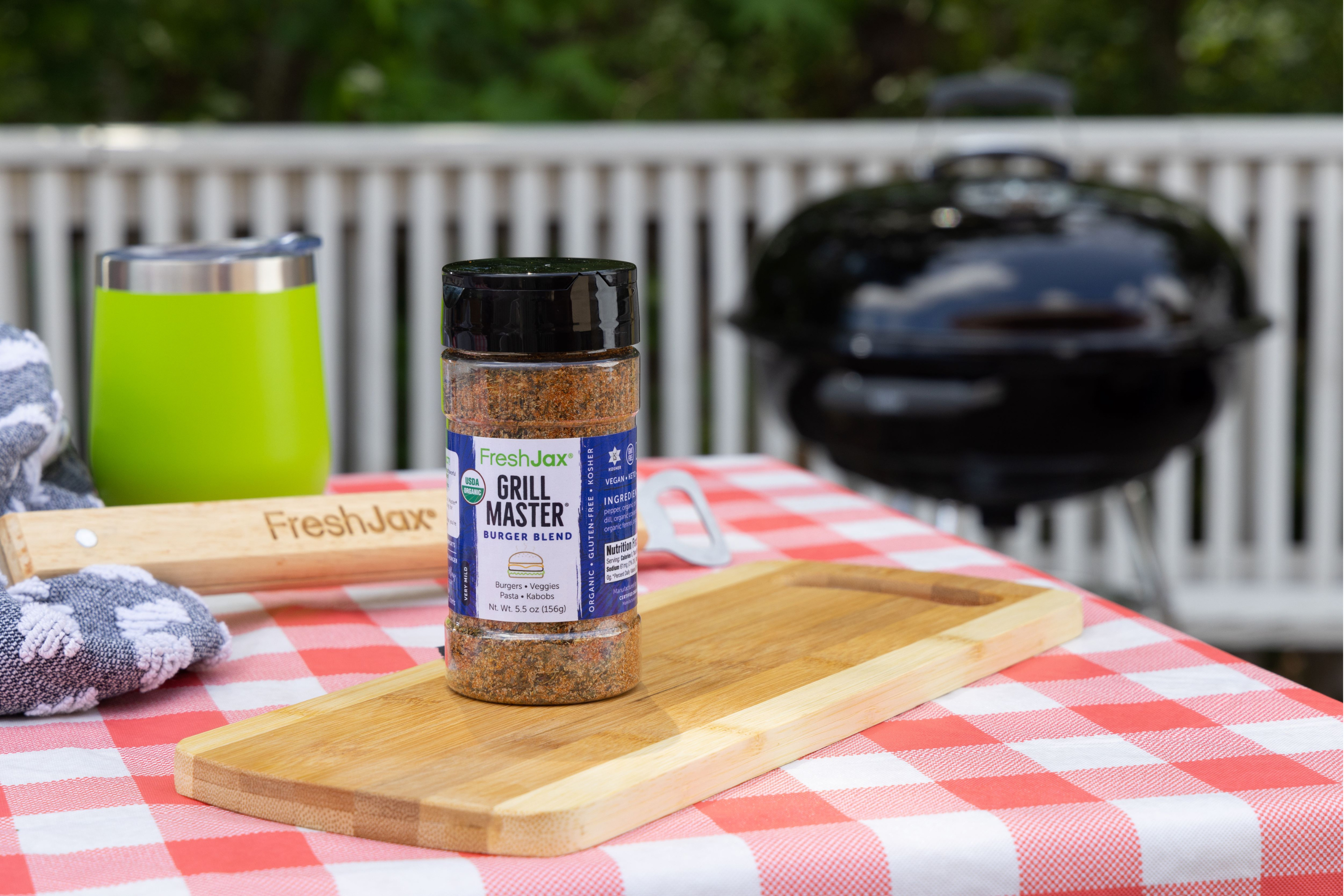 FreshJax Organic Spices Grill Master Burger Seasoning
