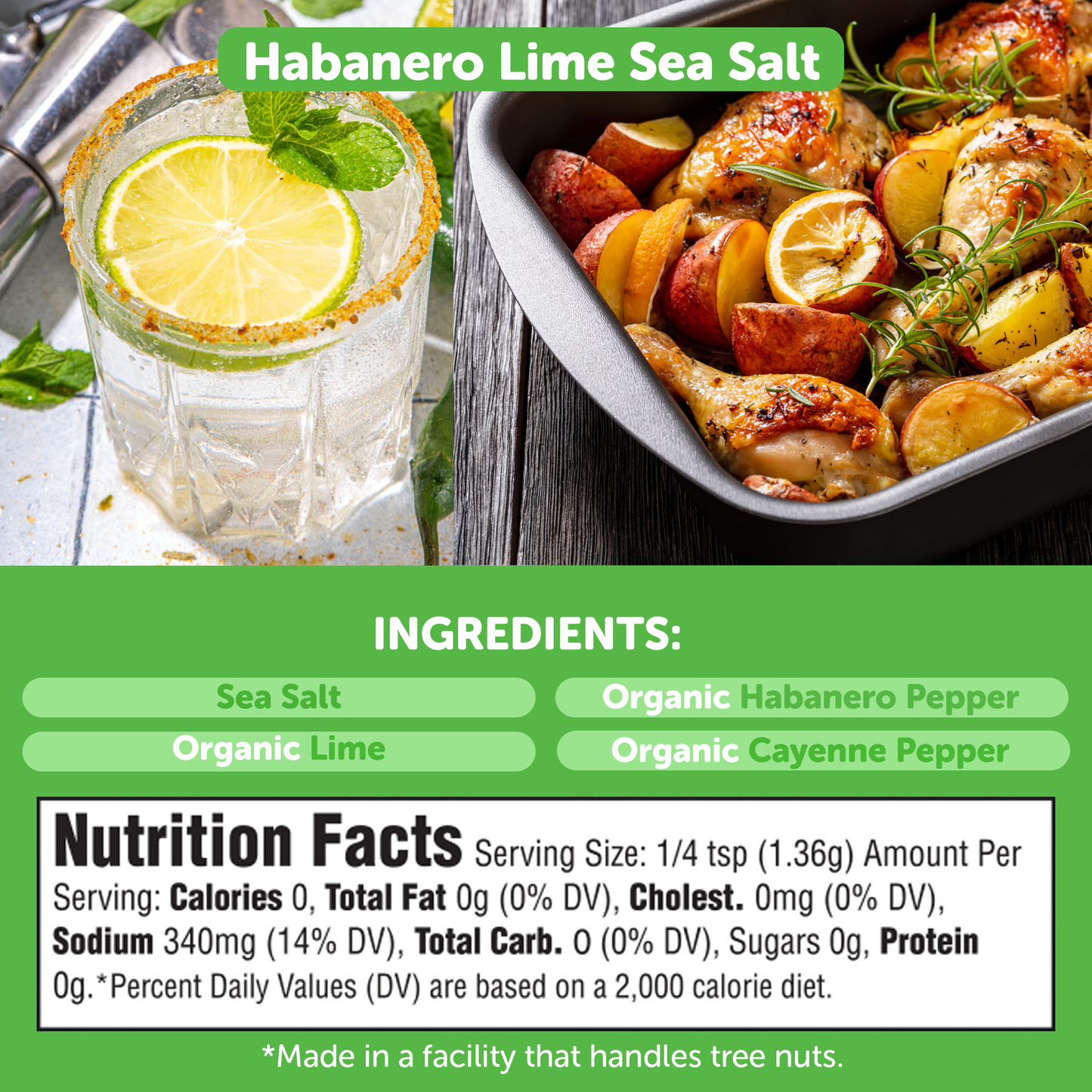Organic Habanero Lime Sea Salt – Spicy, Zesty, and Seriously Addictive