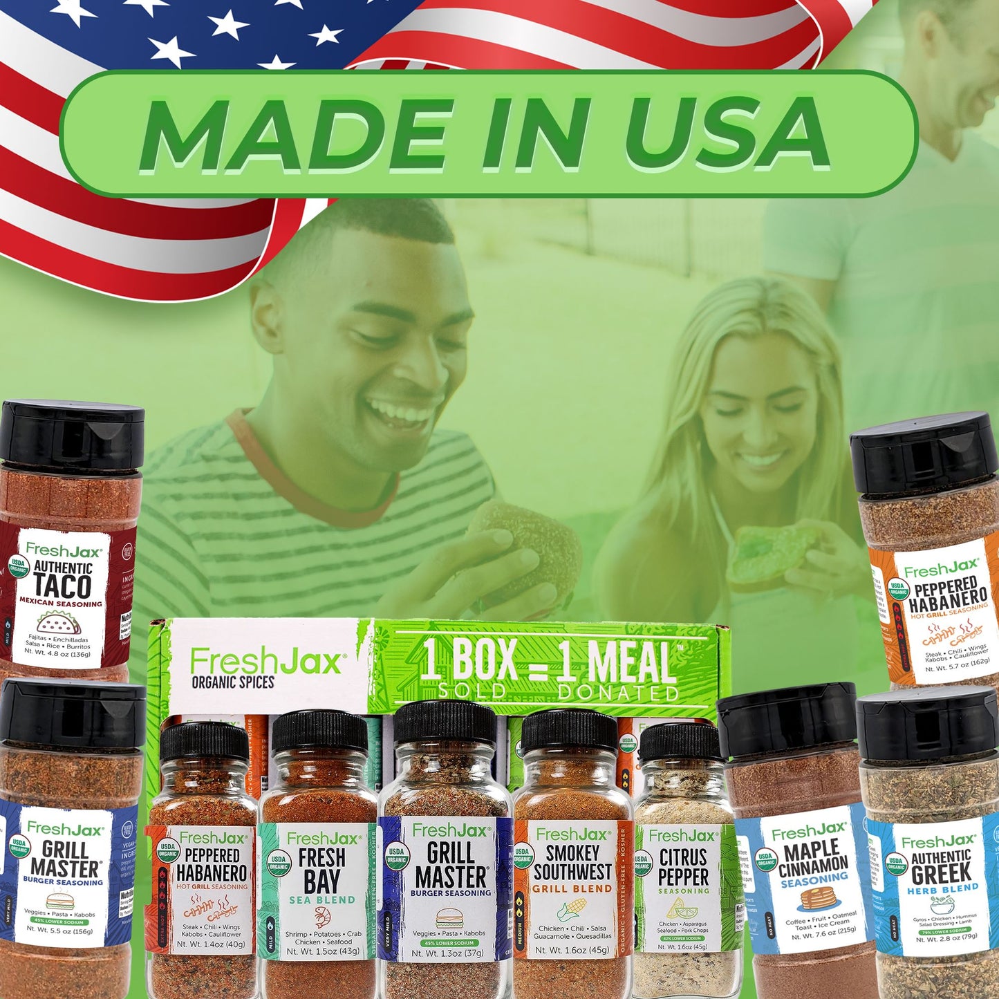 Seasoning Blends crafted in USA