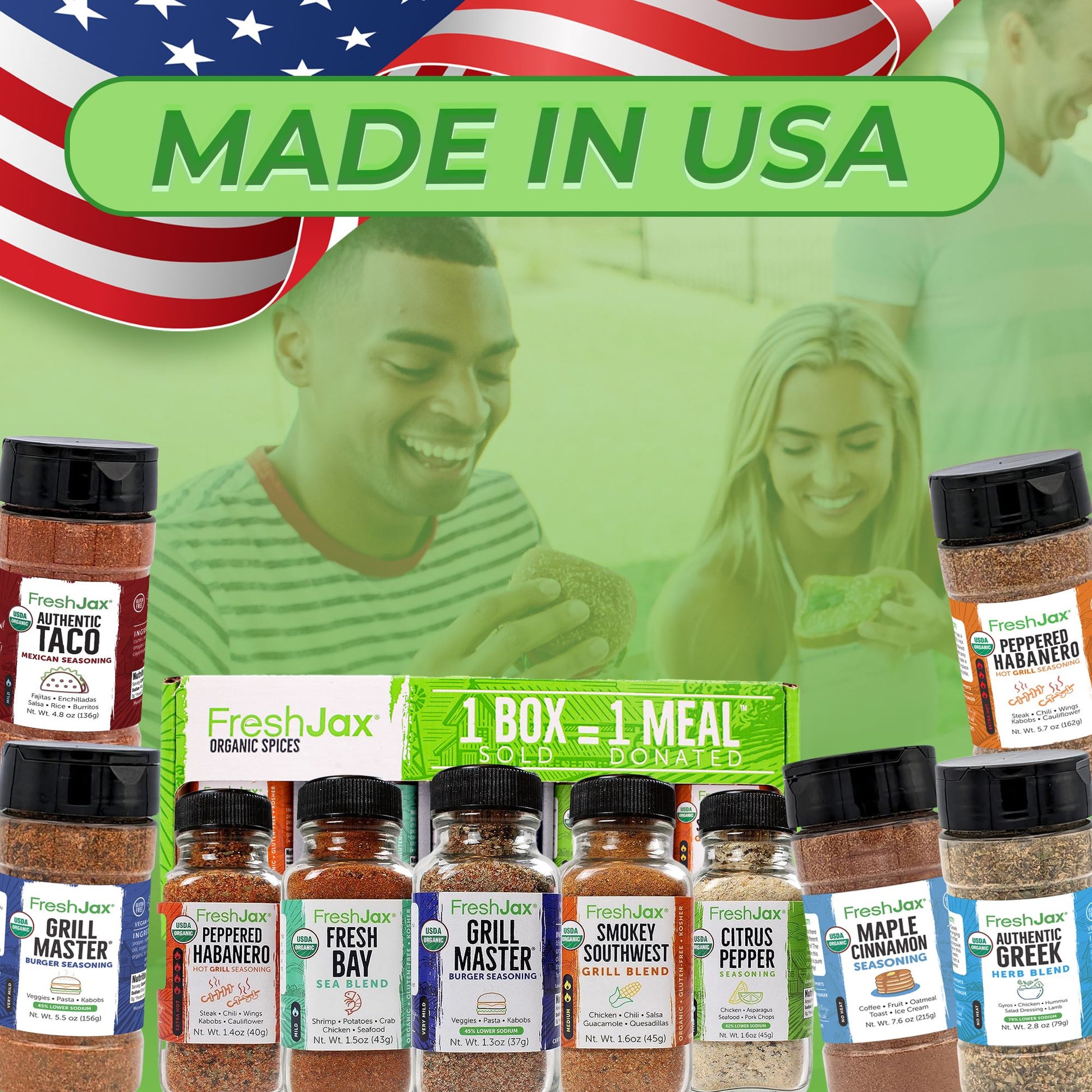 Seasoning Blends crafted in USA