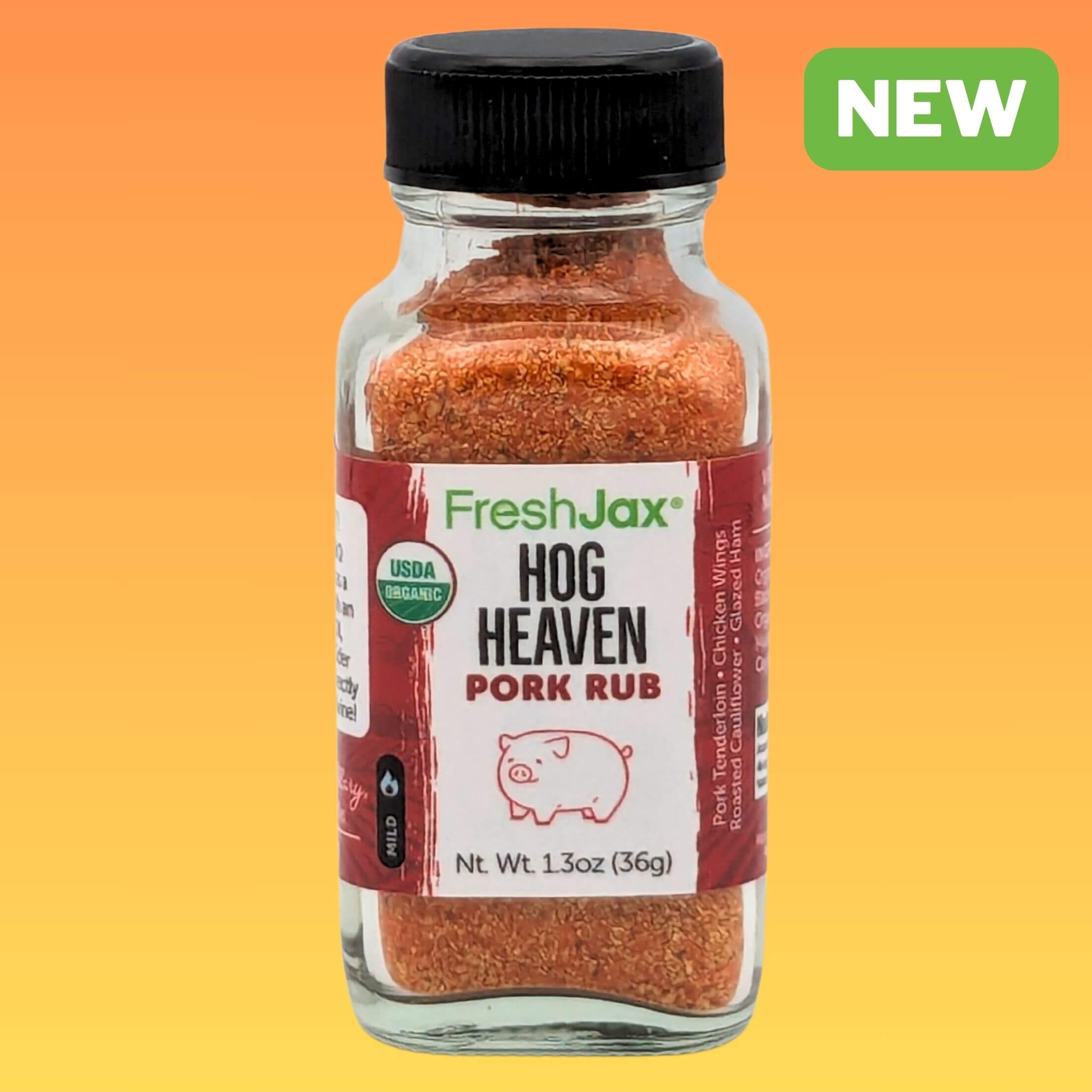 FreshJax Hog Heaven Organic Pork Rub - Sampler Bottle