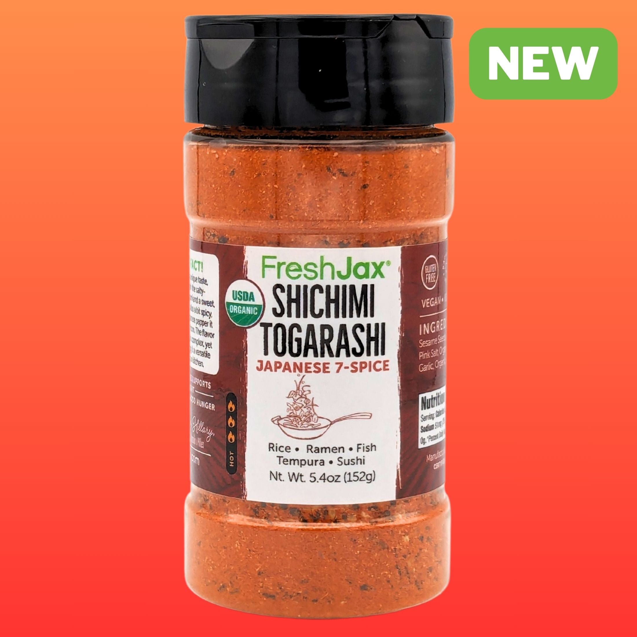 FreshJax Organic Shichimi Togarashi (Japanese 7-Spice)