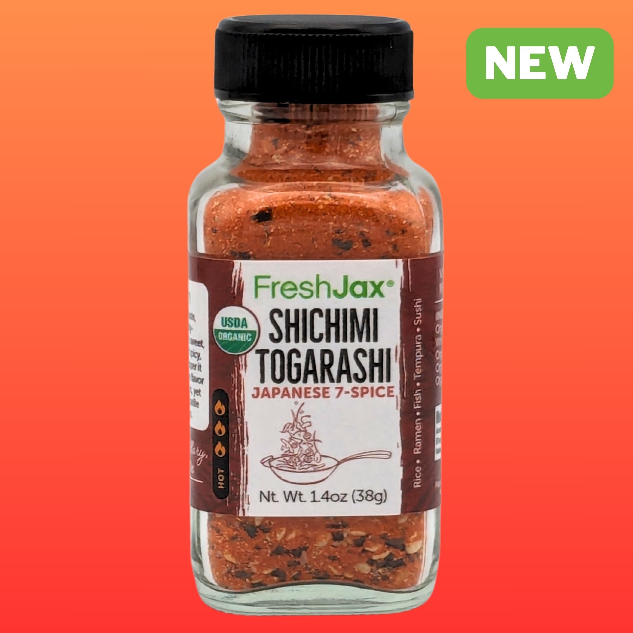 FreshJax Organic Shichimi Togarashi (Japanese 7-Spice) Sampler