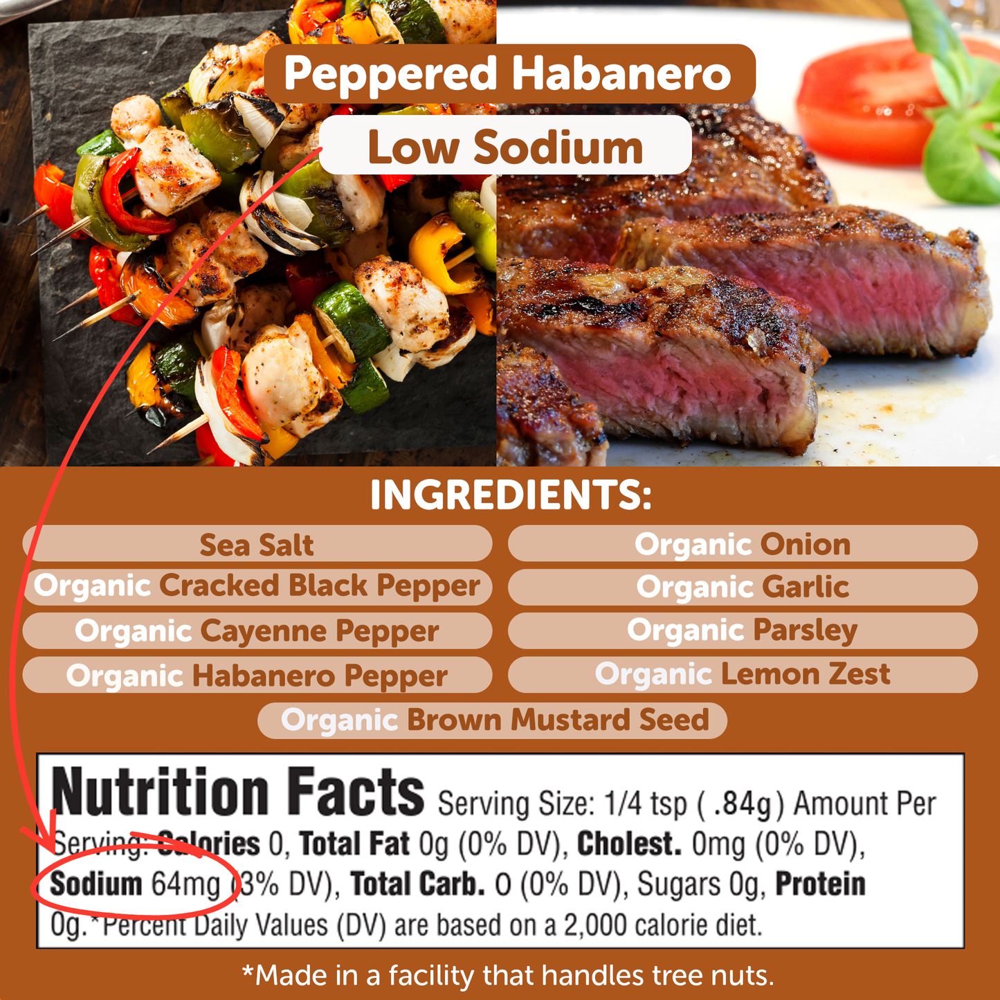 Peppered Habanero Hot Grill Spice – Low Sodium Fiery Blend