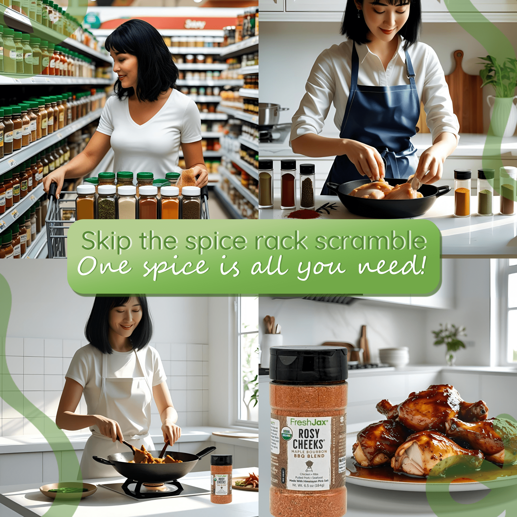Rosy Cheeks® Maple Bourbon BBQ Seasoning Organic