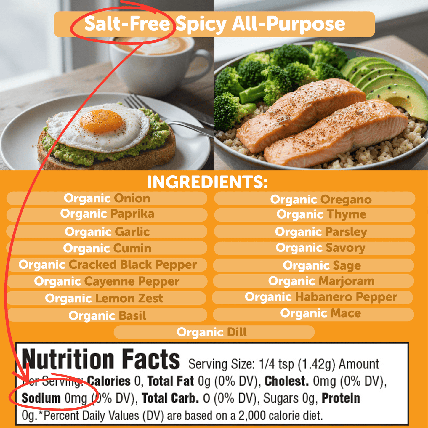 Organic Spicy All-Purpose Seasoning – Bold Heat for Every Dish