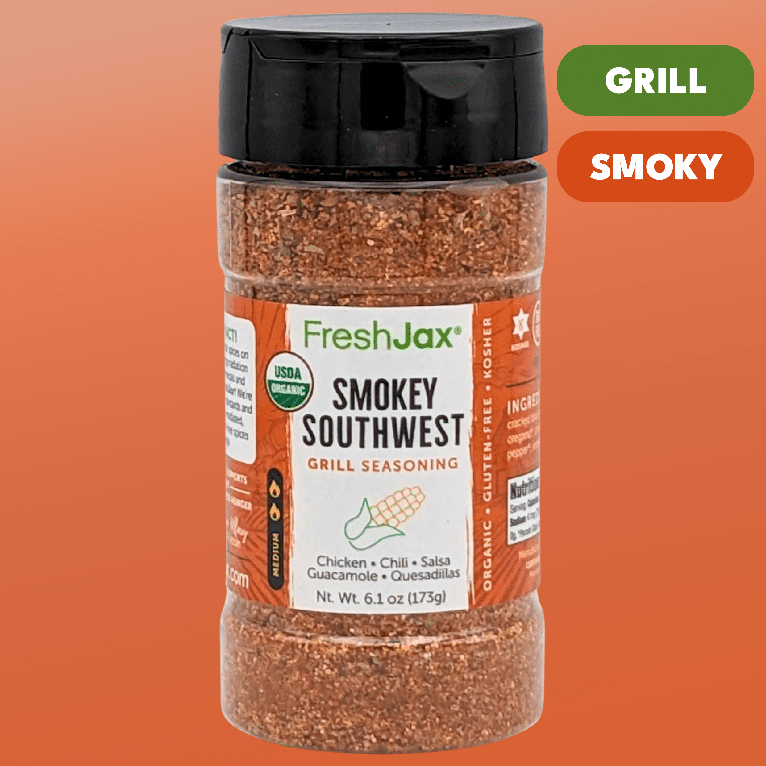Smokey Southwest Organic Grill Seasoning – Low Sodium Bold