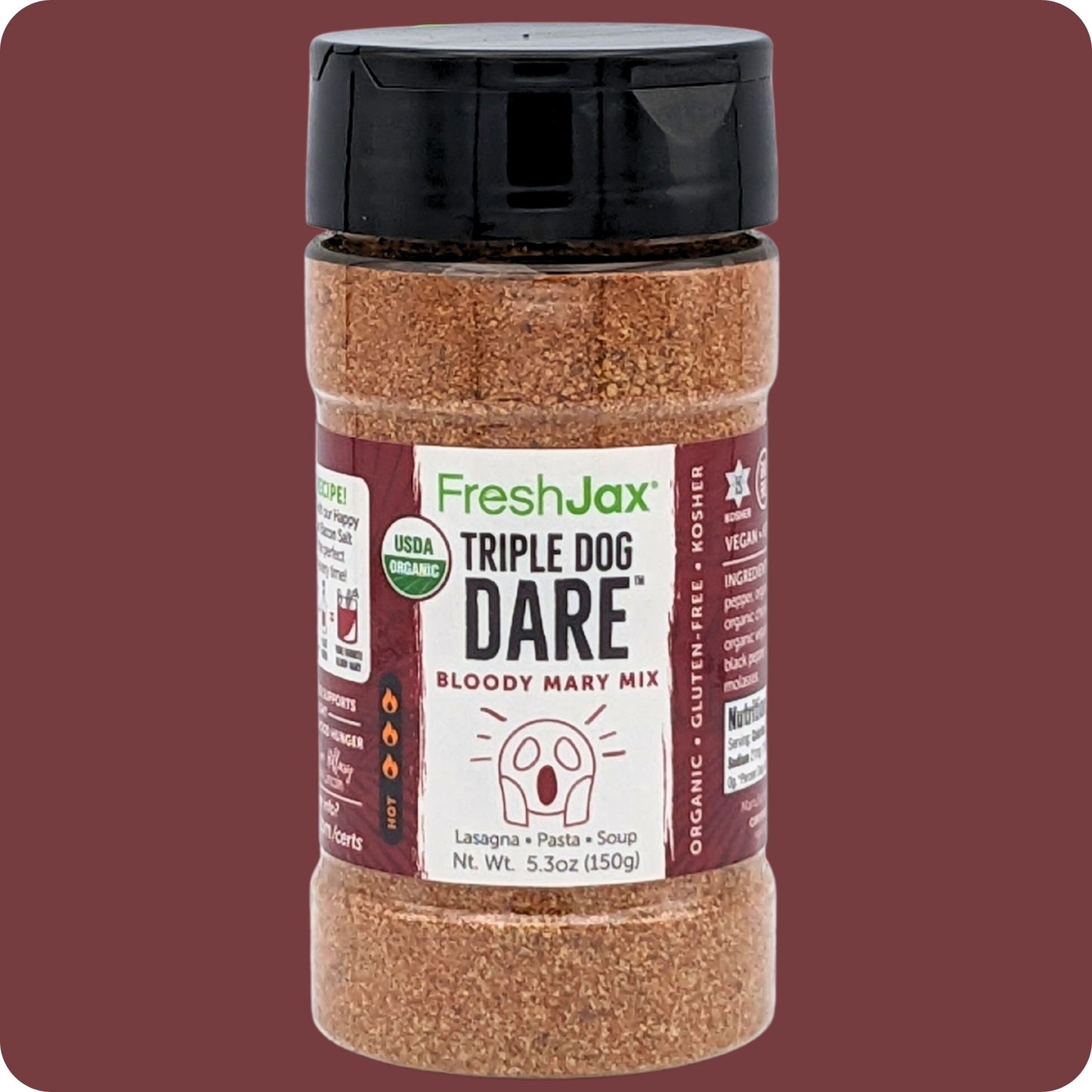 FreshJax Organic Spices Triple Dog Dare Bloody Mary Mix