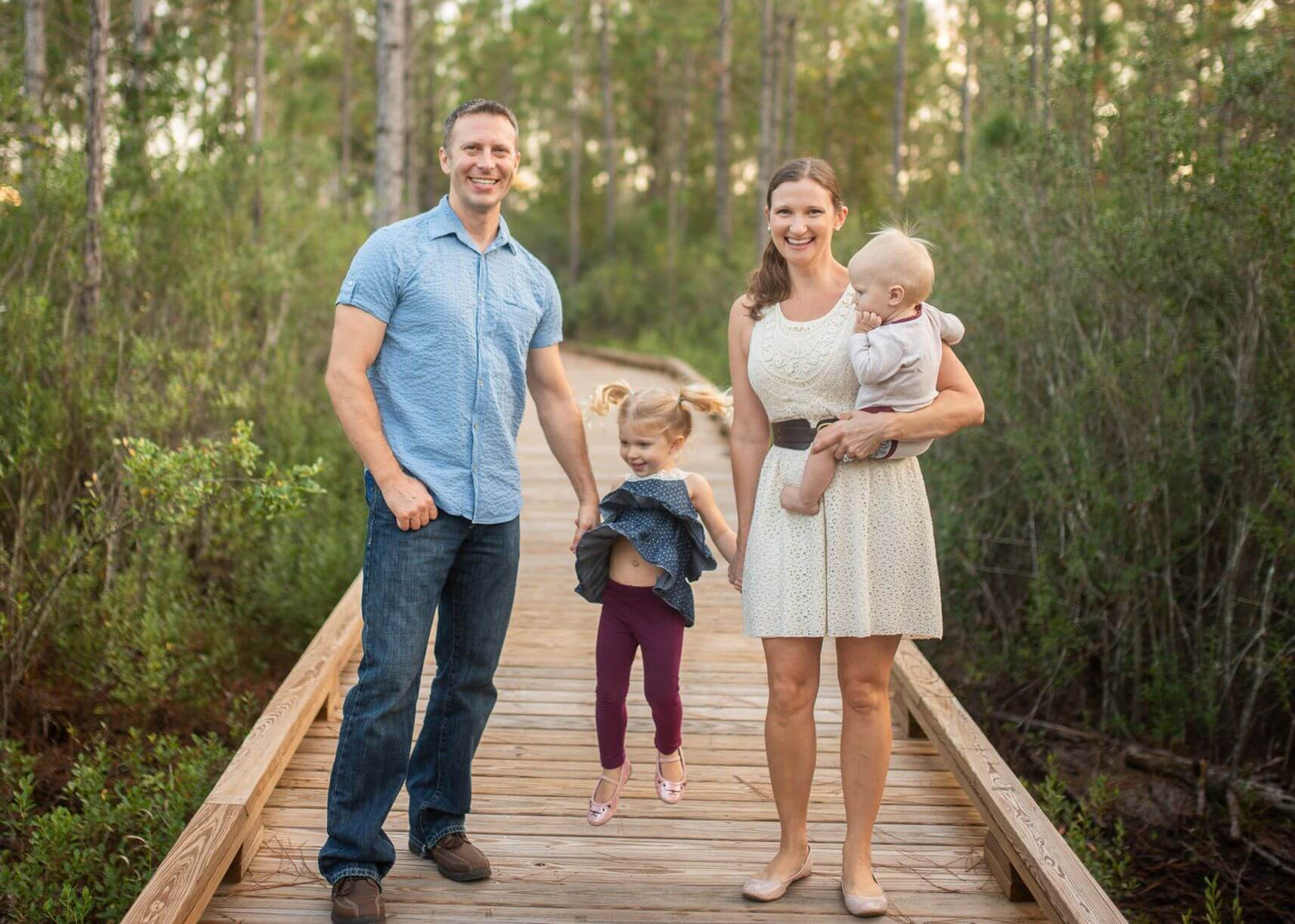 Jason, Hillary, Ella, and Lincoln McDonald