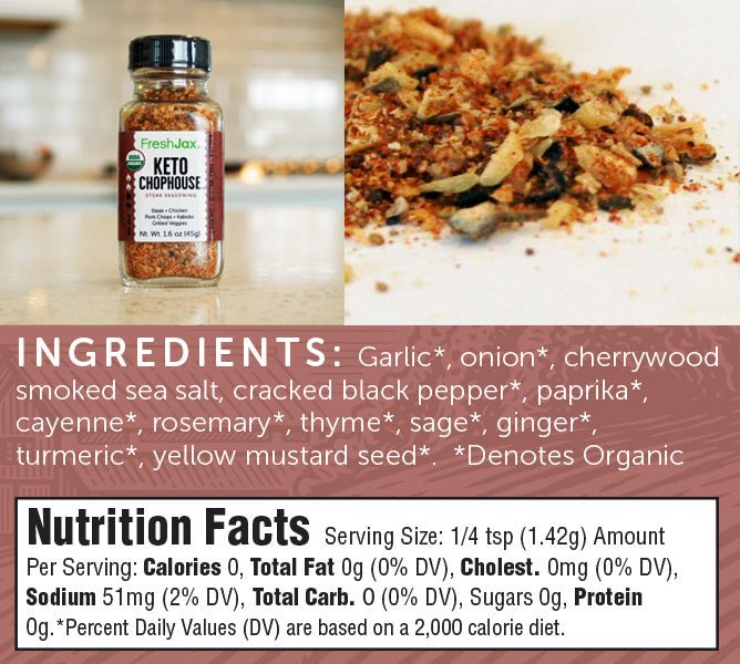 FreshJax Keto Chophouse Ingredients and Nutrition Information