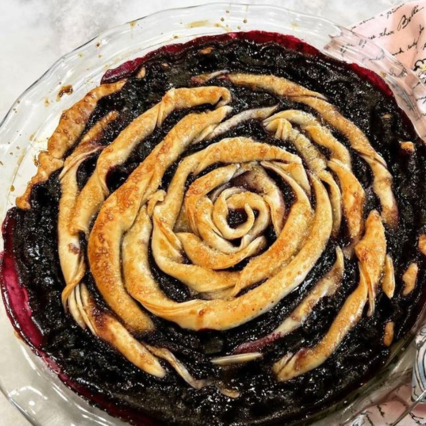 Happy Bake Day Show Lavender Blueberry Pie