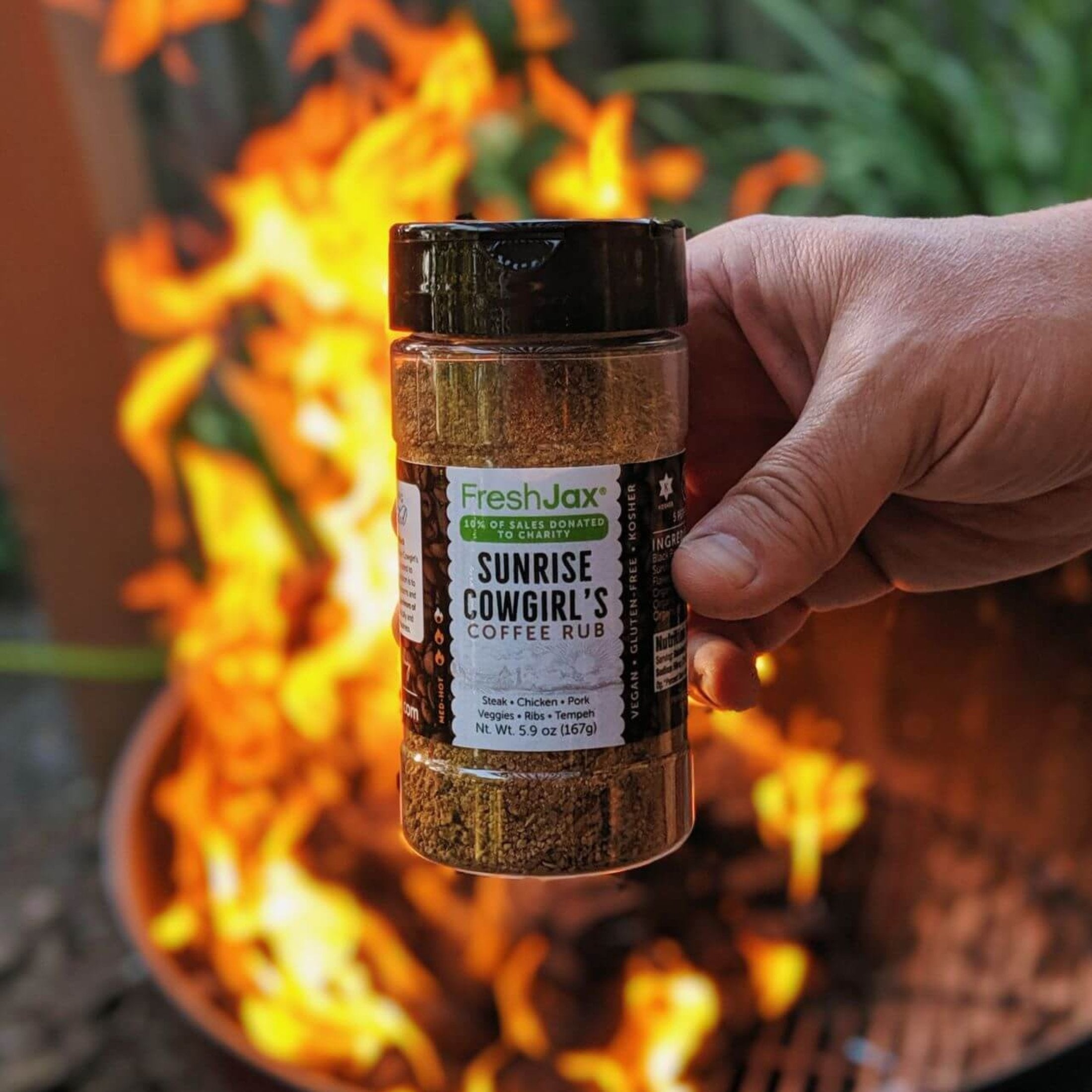 Sunrise Cowgirl Coffee Rub at a Cook Out