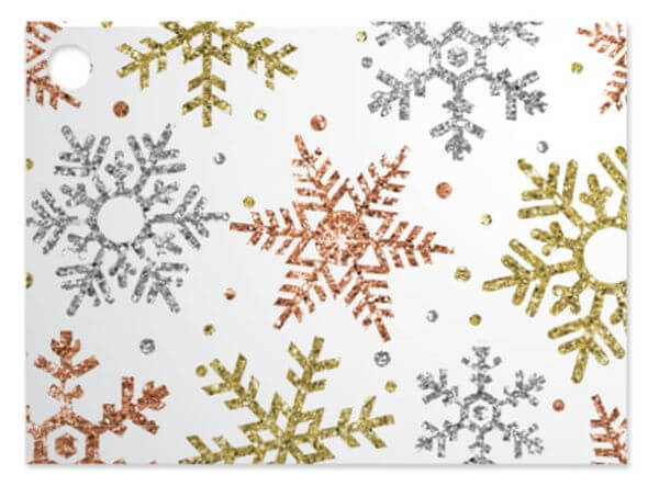 Metallic Snowflakes