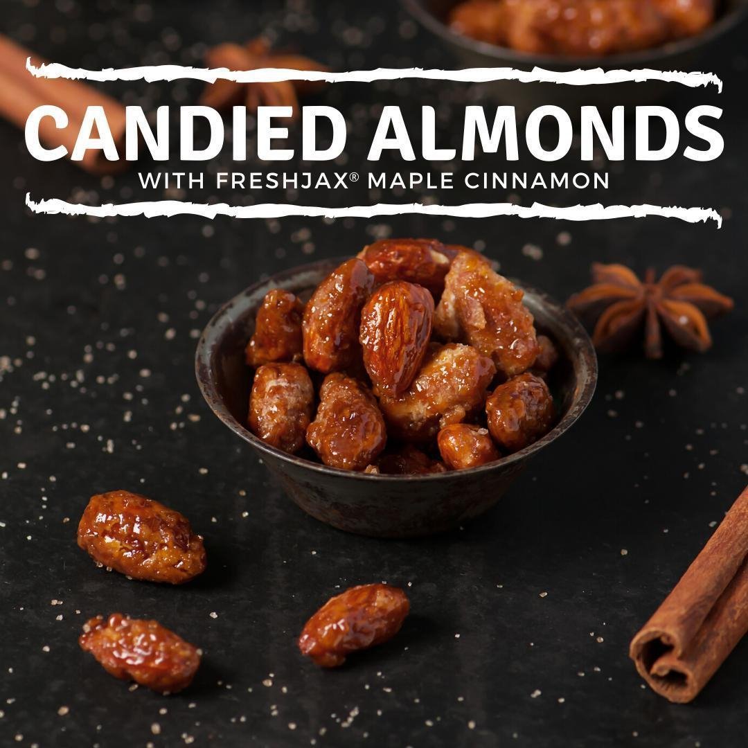 Candied Almonds With FreshJax Maple Cinnamon