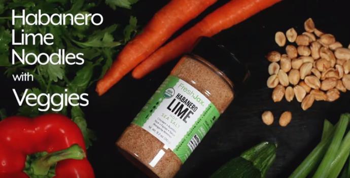 Organic Habanero Lime Sea Salt Noodles With Veggies Freshjax recipe