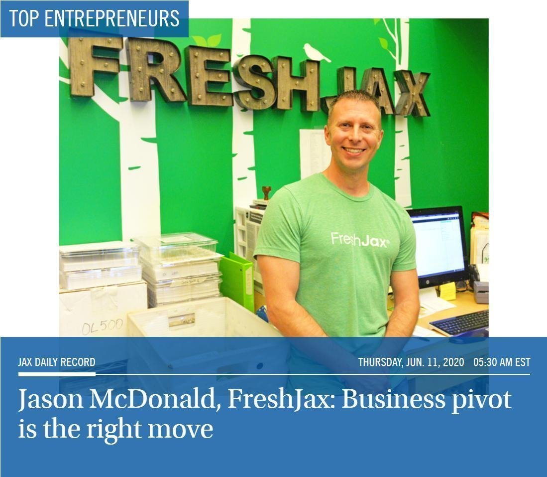 FreshJax CEO Jason McDonald