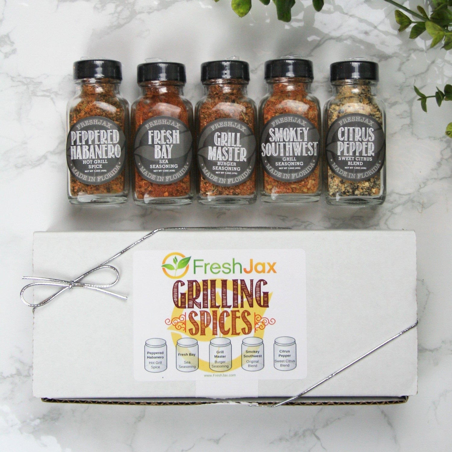FreshJax Organic grilling spices gift set