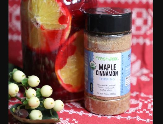 Maple Cinnamon Cranberry Sauce Recipe Card