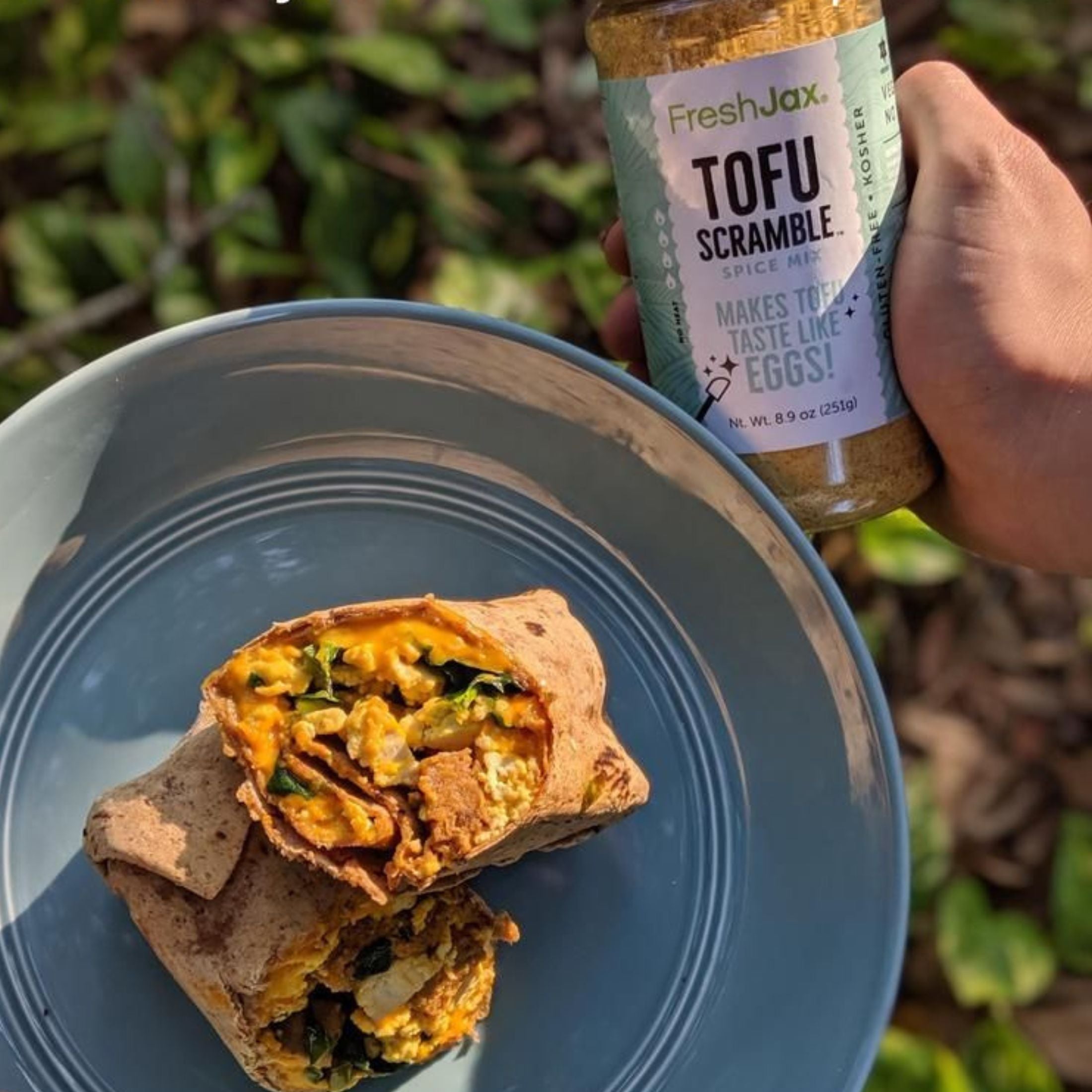 Tofu Scramble Banging Breakfast Burritos