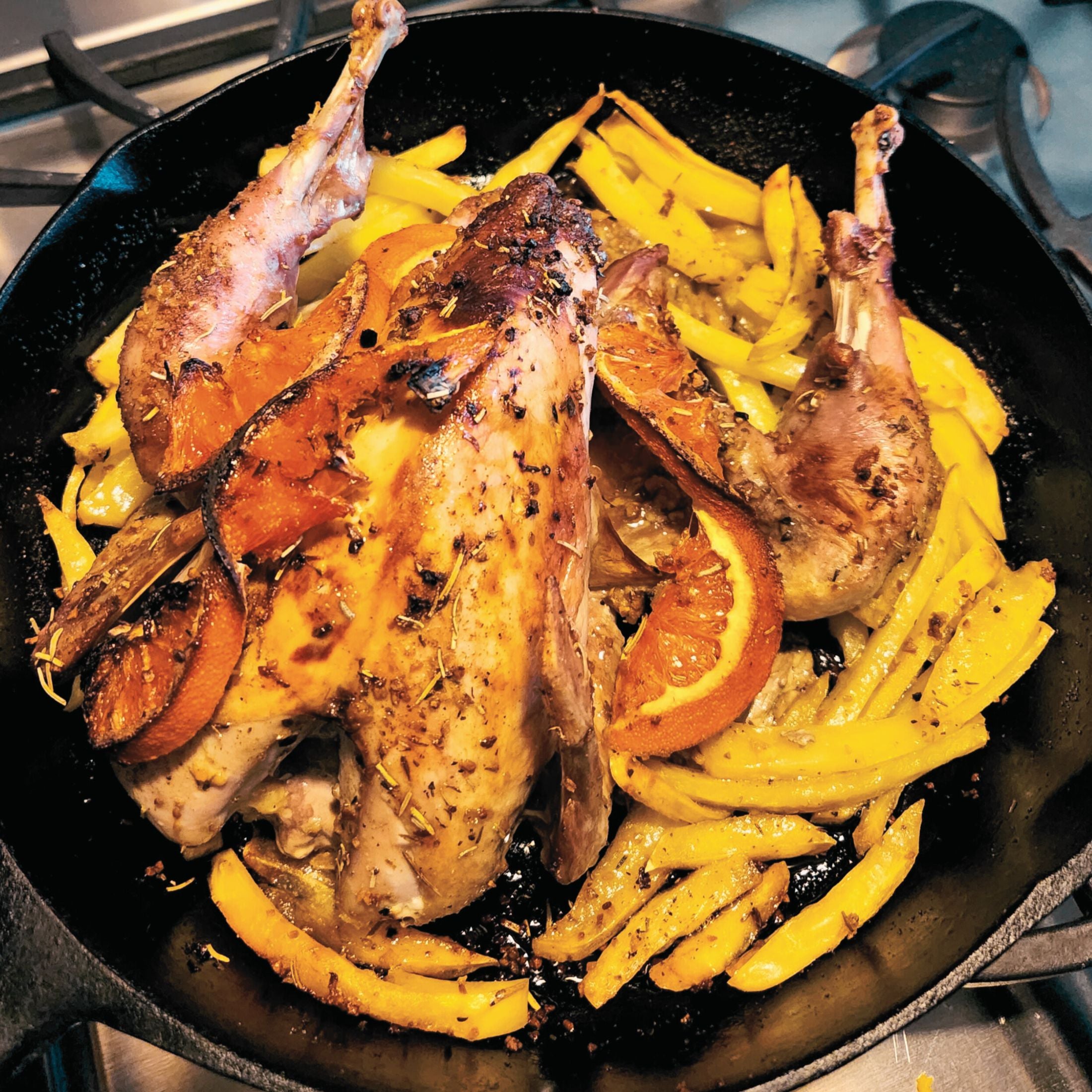 Chef Apryl's Orange Rosemary Pheasant