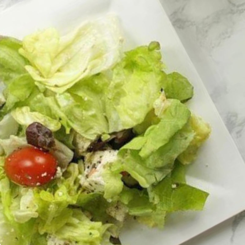 greek salad with greek dressing