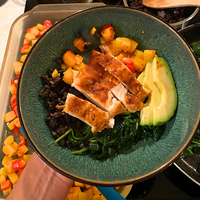 Katie's Sweet & Smokey Chicken & Veggie Bowl