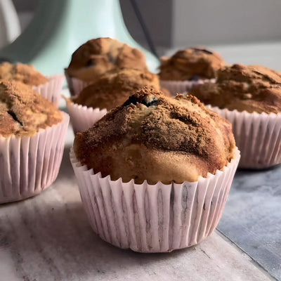 Erin's Maple Cinnamon Blueberry Muffins