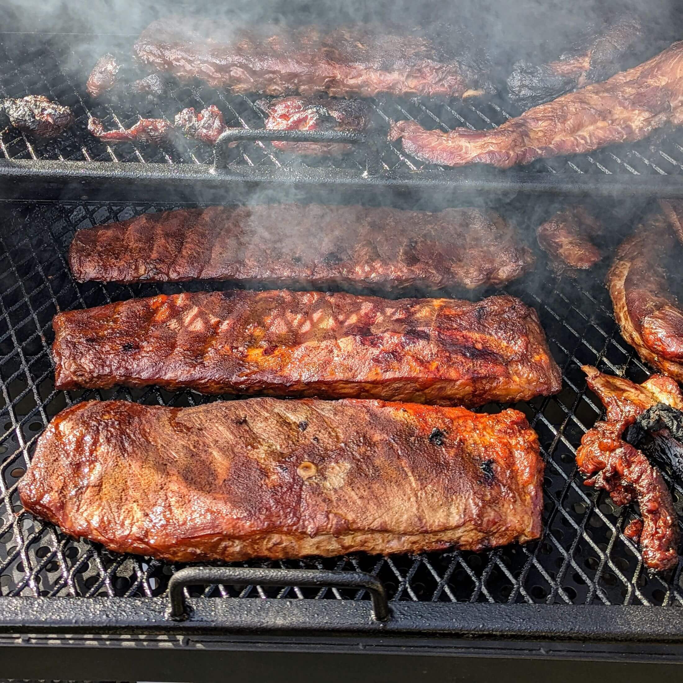 Pork Ribs on the grill