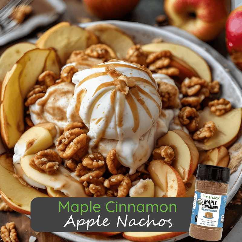 Maple Cinnamon Apple Nachos
