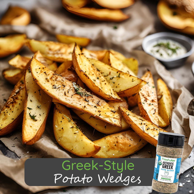 Greek-Style Potato Wedges