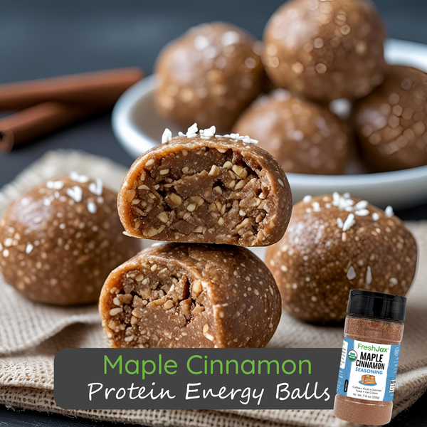 Maple Cinnamon Protein Energy Balls