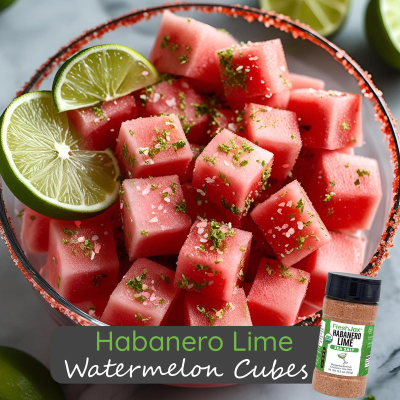 Habanero Lime Watermelon Cubes (Summer Snack Hack)