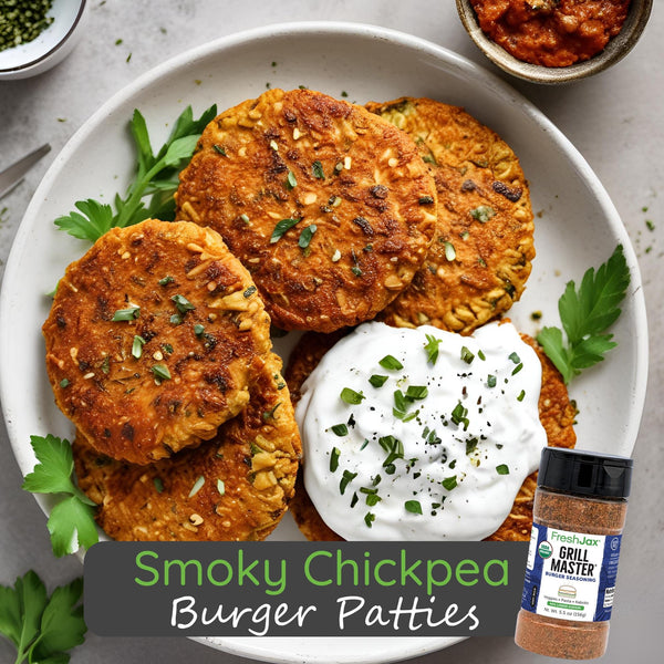 Smoky Chickpea Burger Patties