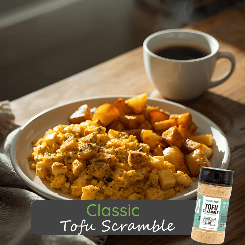 Classic Tofu Scramble (Eggy Flavor, Vegan Style)
