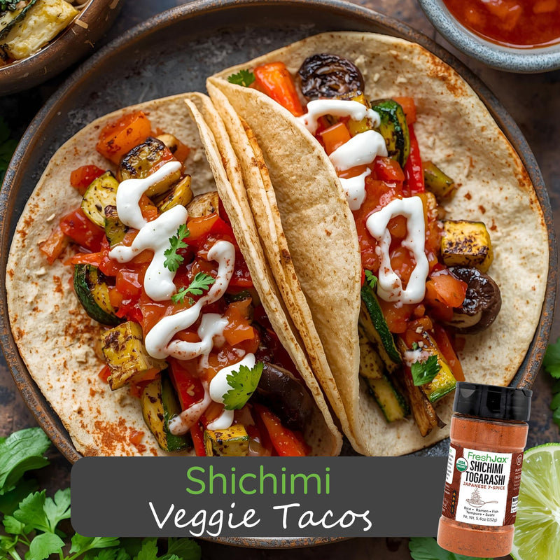 Shichimi Veggie Tacos (Vegan)