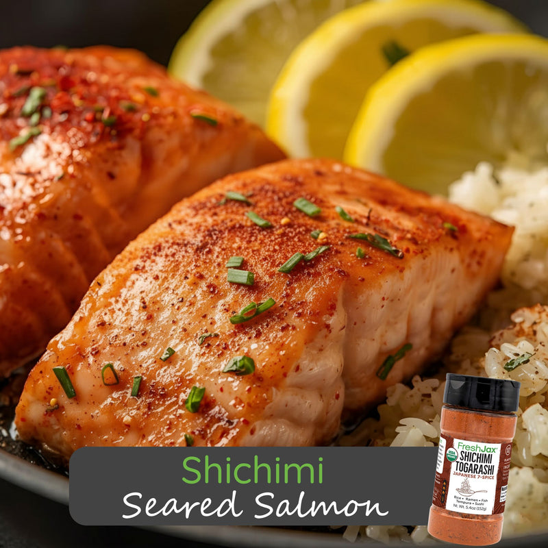Shichimi Seared Salmon