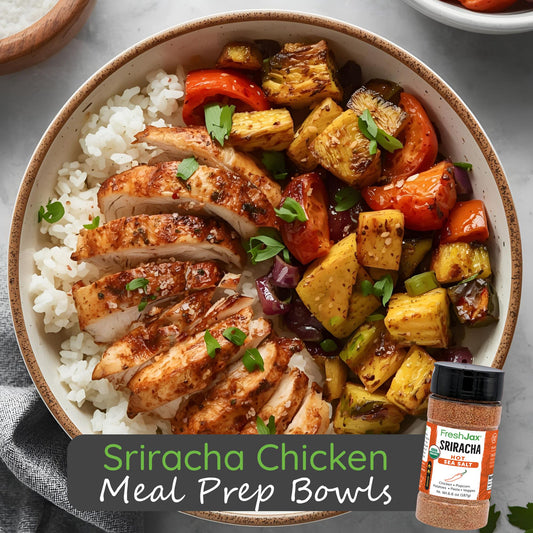 Sriracha Chicken Meal Prep Bowls