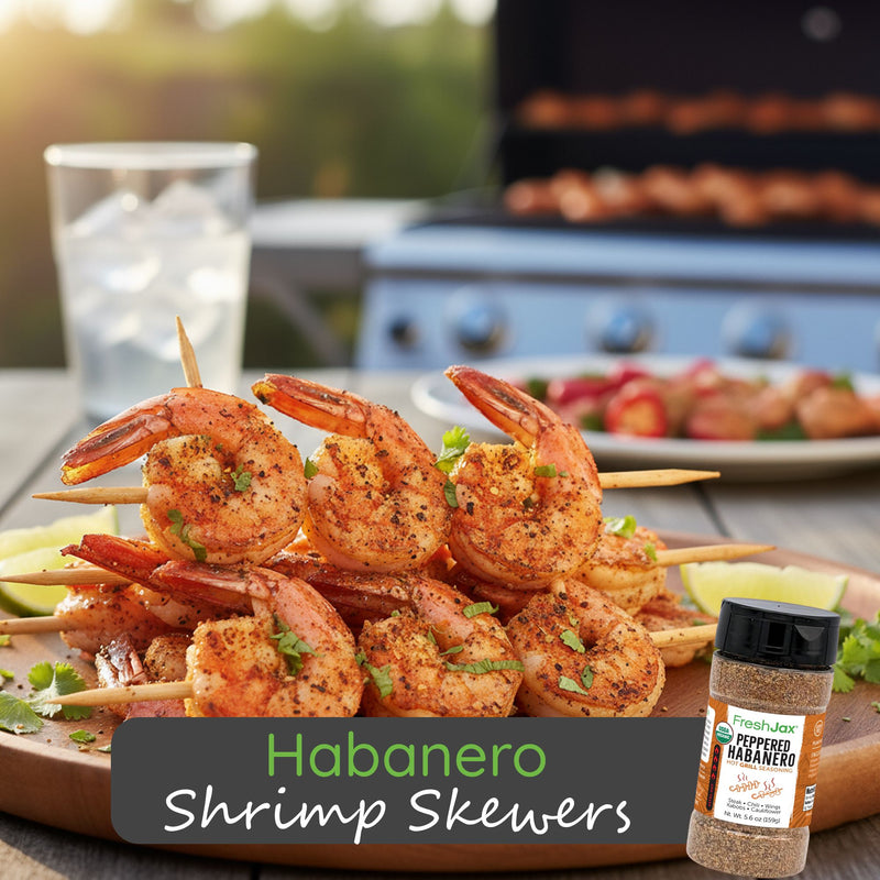 Habanero Shrimp Skewers (Spicy Seafood Delight)